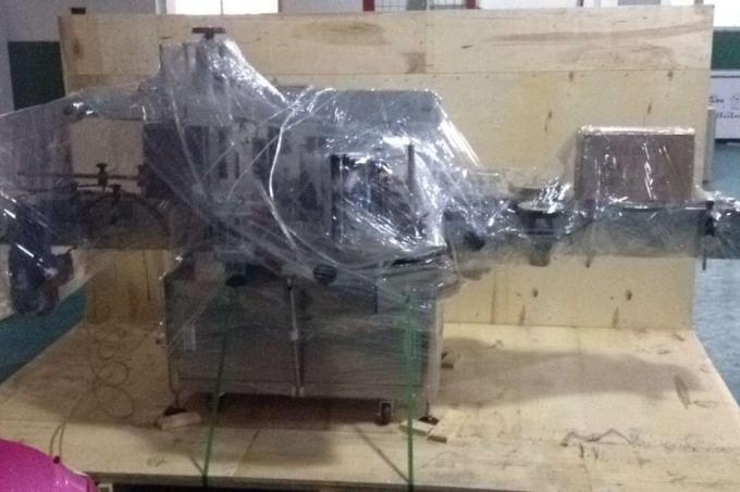 राउन्ड बोतल, औद्योगिक लेबलिंग मेशिनको लागि एल्युमिनियम मिश्र धातु ओपल शीशिक लेबलिंग मेशीन