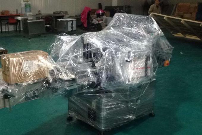 राउन्ड बोतल, औद्योगिक लेबलिंग मेशिनको लागि एल्युमिनियम मिश्र धातु ओपल शीशिक लेबलिंग मेशीन