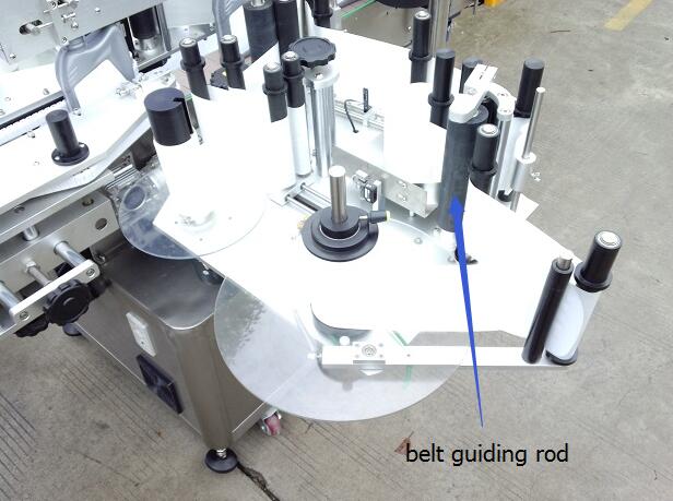 टर्नटेबलको साथ वस्तु जादू आँखा स्वत: डबल साइड स्टिकर लेबलिंग मेशिन पत्ता लगाउँदछ