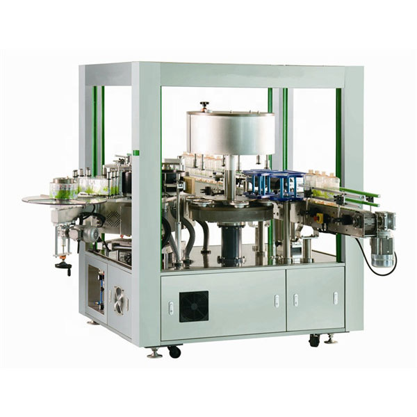 रोटरी लेबलर मेसिन अगाडि र पछाडि