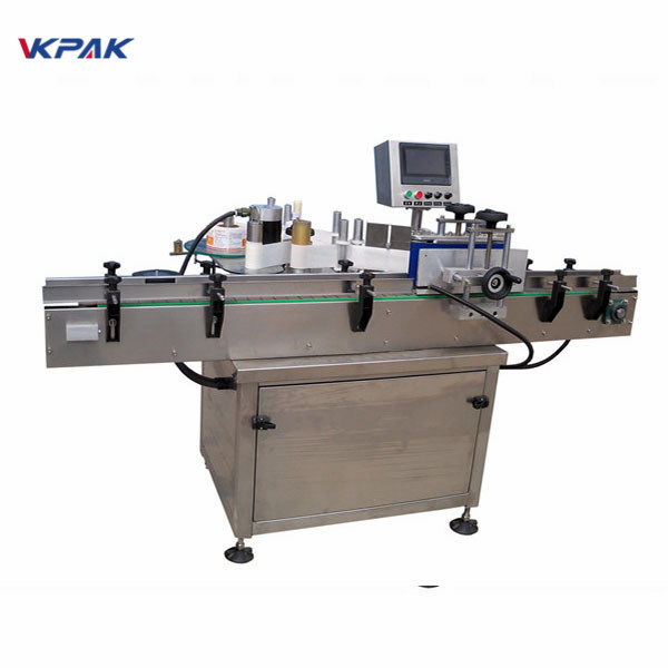 SUS304 सर्वो मोटर स्वचालित राउन्ड बोतल लेबलि Machine मेशीन PLC नियन्त्रण