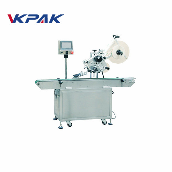 आइस ईंट शीर्ष साइडका लागि सेल्फ चिपकने लेबलिंग मेशिन