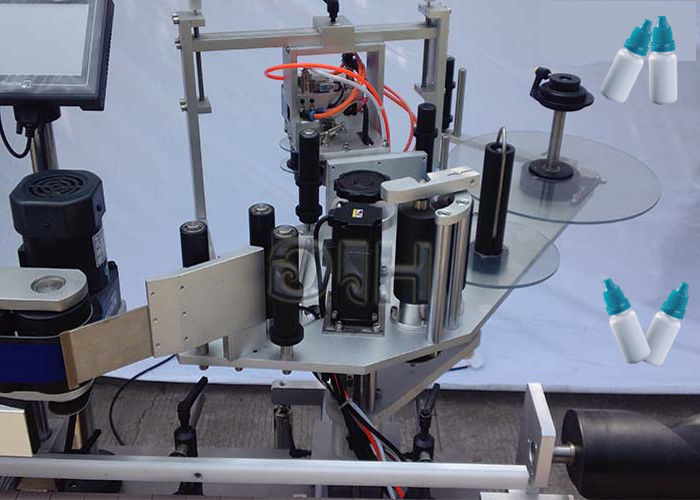 चीन शीर्ष / तल साईटहरू ठाडो स्टीकर राउन्ड बोतल लेबलिंग मेशीन स्वचालित आपूर्तिकर्तासँग