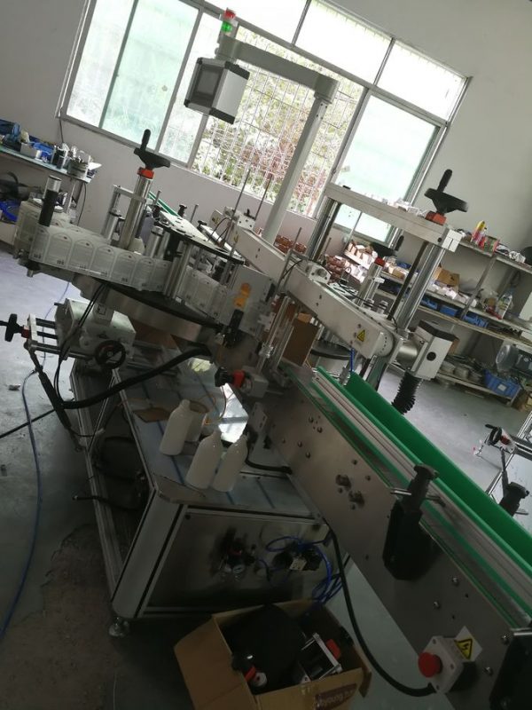 सेल्फ चिपकने वाला स्टीकर लेबलिंग मशिन फ्रन्ट र पछाडि साइड, बोतल लेबल एप्लिकेटर