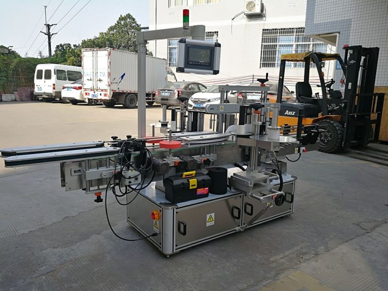 चीन शैम्पू बोतल डबल साइड स्टिकी लेबलि Machine मेशीन पूर्ण स्वचालित आपूर्तिकर्ता